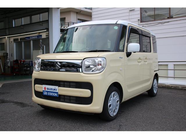 いつでもどこでも、24時間365日ネット受付可能です スペーシアHYBRID2トーンカラー入荷☆前後衝突被害軽減ブレーキ☆