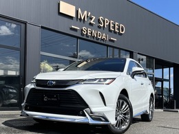 トヨタ ハリアー 2.5 ハイブリッド E-Four Z レザーパッケージ 4WD 内装ブラウン　モデリスタエアロ　全方位