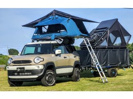 スズキ クロスビー 1.0 ハイブリッド MZ 4WD 4インチリフトアップNORTHHUNTER-Tテント
