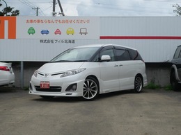 トヨタ エスティマ 2.4 アエラス Gエディション 4WD 寒冷地仕様　純正HDDナビTV　Bluetooth　バ