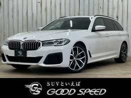 BMW 5シリーズツーリング 523d xドライブ Mスポーツ ディーゼルターボ 4WD ワンオーナー/サンルーフ/黒革シート/全周