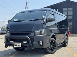 トヨタ ハイエースバン 2.7 スーパーGL ダークプライム ワイド ミドルルーフ ロングボディ 4WD ワンオーナー車　禁煙車 4WD リフトアップ