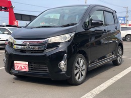 三菱 eKカスタム 660 T 4WD タ-ボ付　ナビ・バックカメラ　シ-トH