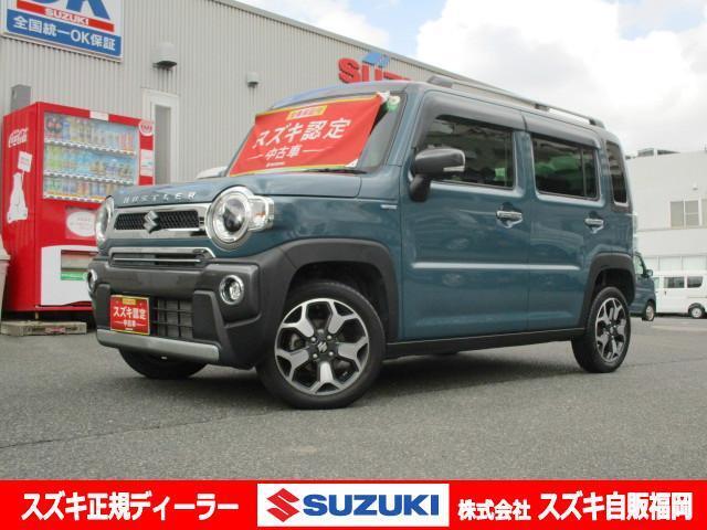 ＜令和4年式＞　デニムブルーメタリックガンメタリック2トーン。N-ONE・キャストなどをお探しの方に！遊べる軽★洗練された特別仕様車【ハスラーJ　STYLEIIターボ】はいかがですか？