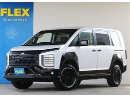 三菱 デリカD：5 2.2 シャモニー 電動サイドステップ装着車 ディーゼルターボ 4WD アルパインBIG-X・HDMIポート・ETC・MADLYS