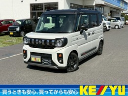 スズキ スペーシア 660 ギア ハイブリッド XZターボ 届出済未使用車・衝突被害軽減ブレーキ・車