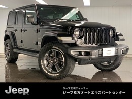 ジープ ラングラー アンリミテッド サハラ 2.0L 4WD 1オナ革SヒータCarplayBluetoothナビTVLED