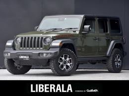 ジープ ラングラー アンリミテッド ルビコン サージグリーン 4WD 100台限定車 黒革 純正ナビ Bカメラ LED