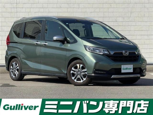 禁煙車　社外7型SDナビ（フルセグTV/CD/DVD/BT）　バックモニター　ホンダセンシング　レーダークルコン　両側パワスラ　ETC　USBポート　ハーフレザーシート　純正フロアマット