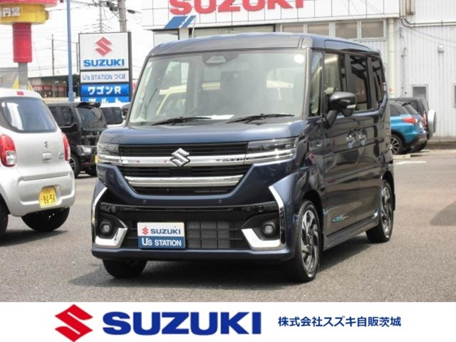 両側電動スライドドア装備のスペーシア！！ 9インチナビ、全方位カメラも装備で駐車時も安心☆