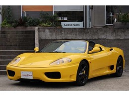 フェラーリ 360スパイダー 3.6 ブラックレザー　正規ディーラー車　6MT　H