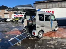 スズキ エブリイ 660 ウィズ 車いす移動車 助手席側リアシート付 4WD 