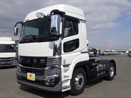 三菱ふそう スーパーグレート Sヘッド 第5輪荷重:11.5t　PTO　ハイルーフ アルミホイール 内装赤 管理番号C42972