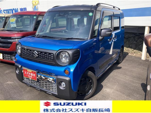 スペーシアギア　ギア　HYBRID　XZ　MK53S ディーラー保証1年付き　車検8年12月　走行64，000キロ　修復歴無し 店舗へご来店いただける方のみ販売させて頂きます。