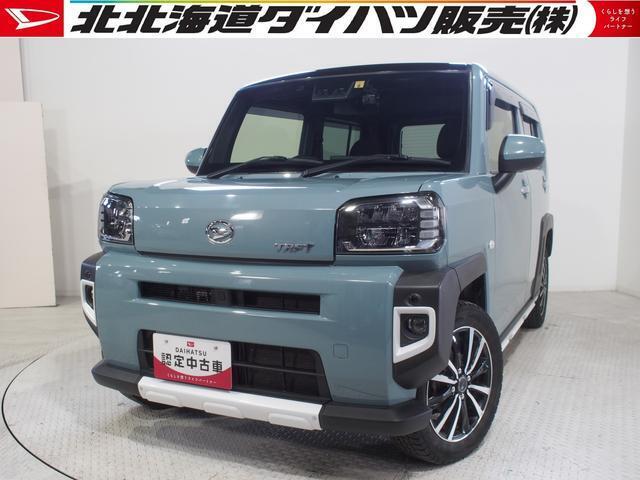 純正用品のホワイトアンダーガーニッシュセット等でドレスアップした個性的な1台です。純正のスマホ連携ディスプレイオーディオやエンジンスターターなど、充実した装備も嬉しいポイントです。