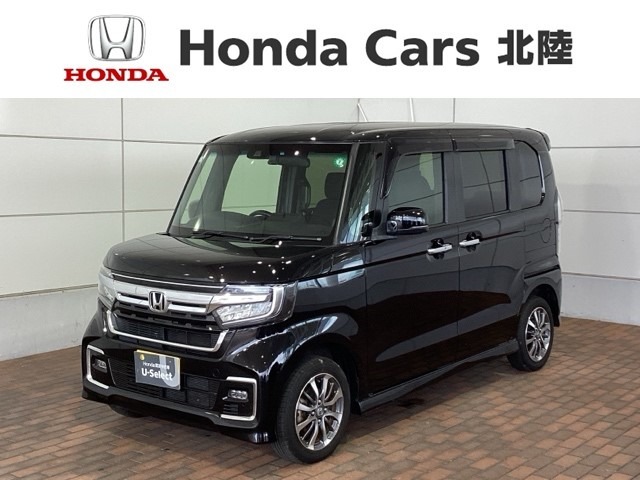 全国納車可 第三者機関証明書付 H SENSING 最長5年保証 ワンオ-ナ- ナビVXM-214VFi TV Rカメラ CD録音 BTオ-ディオ ドラレコ シ-トヒ-タ- VSA装備のN-BOXカスタム L入庫！