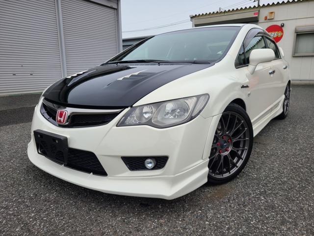 ホンダツインカム FEEL's　ボンネット/Fワイドフェンダー 無限Fエアロ NOBLESSEリアディフューザー/2本出しマフラー  TEIN車高調 エンケイPFM1 18アルミ