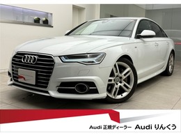 アウディ A6 2.0 TFSI クワトロ Sラインパッケージ 4WD アシスPマトリ本革SlineスポP全周囲認中車