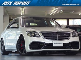 メルセデスAMG Sクラス S63 ロング 後期型 ダイナミックP 茶ベージュ革 SR HDD