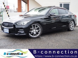 日産 スカイライン 3.5 350GT ハイブリッド タイプP ニュルスペック2本出しマフラー　TEIN車高