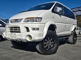 三菱 デリカスペースギア 3.0 シャモニー ハイルーフ 4WD リフトアップ