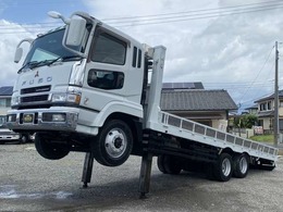 三菱ふそう スーパーグレート 10輪低床　回送車　ハイジャッキ メッキパーツ　2デフ　V8エンジン