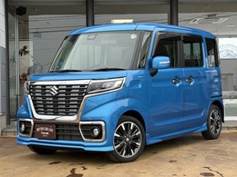 スズキ スペーシア 660 カスタム ハイブリッド XS 4WD ナビ TV 両側パワスラ ハーフレザーシート