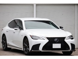 レクサス LS 500h Fスポーツ 後期 法人1オーナー 新車保証 ホワイト革