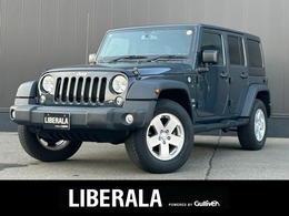 ジープ ラングラー アンリミテッド スポーツ 4WD 社外ナビ クルコン バック/サイドカメラ