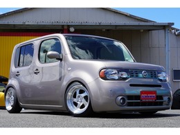 日産 キューブ 1.5 15X Vセレクション ガラスルーフ 車高調 新品16インチアルミ