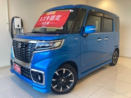 スズキ スペーシア 660 カスタム ハイブリッド XS 前後衝突軽減B　ナビ　バックC　車検整備付