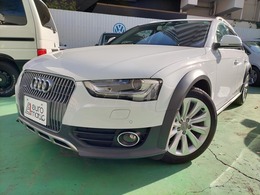 アウディ A4オールロードクワトロ 2.0 TFSI 4WD Bカメ　Pソナ　Dレコ ナビTV BT 革シート