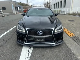 レクサス LSハイブリッド 600h Fスポーツ 4WD WORKホイール エアロ　ローダウン