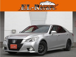 トヨタ クラウンアスリート ハイブリッド 2.5 G BBS RG703 18インチアルミ・電動黒本革シー