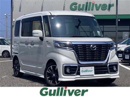 マツダ フレアワゴン 660 カスタムスタイル ハイブリッド XT 禁煙車 社外ナビTV 両側Pスラ Bカメラ PCS