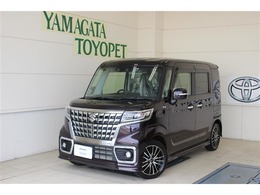 スズキ スペーシア 660 カスタム ハイブリッド XSターボ 4WD 衝突被害軽減ブレーキ/ナビ/4WD/ETC