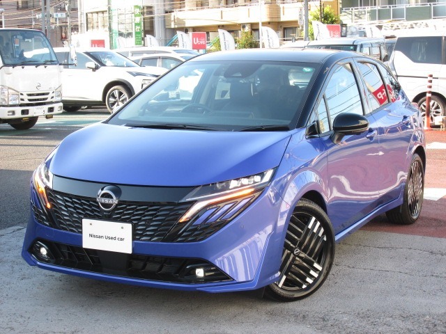 当社社有車上がりです。ノートオーラ入庫です。