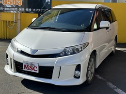 トヨタ エスティマ 2.4 アエラス 4WD 7人乗り 両側電動スライドドア TVナビ ETC