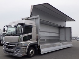 三菱ふそう スーパーグレート アルミウィング 10t超　ハイルーフ アルミホイール　メッキ付　管理番号C43083
