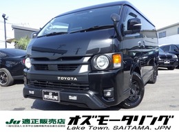 トヨタ ハイエース 2.7 GL ロング ミドルルーフ 4WD ALPINEビックXナビクラシック丸目フェイス