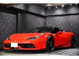 フェラーリ 458スペチアーレ パワークラフト・ローダウン・リフト付き ガラスコーティング済み