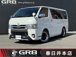 トヨタ ハイエースバン 2.0 スーパーGL ダークプライム ロングボディ 大型ナビTV 17inアルミ ベッドキット