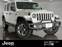 ジープ ラングラー アンリミテッド サハラ 2.0L 4WD ワンオーナー　レザーシート　シートヒータ