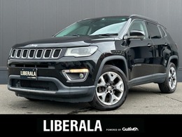 ジープ コンパス リミテッド 4WD ACC レーンセンス BSM 純ナビ 黒革ヒーター