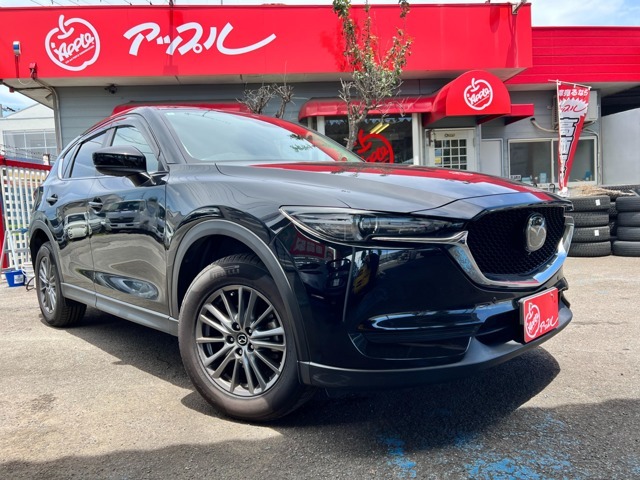 装備充実なCX-5が入庫いたしました！純正ナビTV・360°カメラ・BOSEサウンド・Bluetooth・ドラレコ前後・ETC・電動リアゲート・DVDビデオ・パワーシート・インテリキー2個！