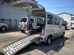三菱 ミニキャブバン 車椅子使用スロータイプ 車椅子固定装置 福祉車両　車椅子対応　スロープ