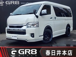 トヨタ ハイエース 2.7 GL ロング ミドルルーフ 登録済未使用 GR8エアロ 天吊モニタ ベッド