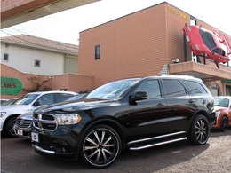 ダッジ デュランゴ クルー 3.6 V6 4WD 左H 7人乗り  社外24AW 本革 ALPINEナビ