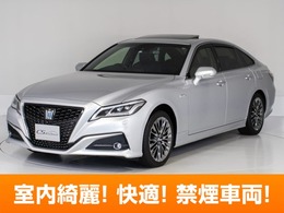 トヨタ クラウン ハイブリッド 3.5 G エグゼクティブ 禁煙車/サンルーフ/黒本革/セーフティPKG+