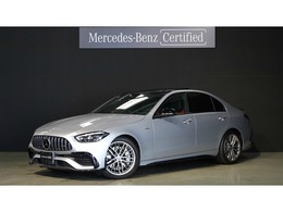 メルセデスAMG Cクラス C43 4マチック (BSG搭載モデル) 4WD MP202301 パノラミックSR AMGナイトP ARナビ Burmest